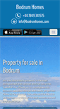 Mobile Screenshot of bodrumhomes.com