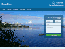 Tablet Screenshot of bodrumhomes.com