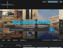 Tablet Screenshot of bodrumhomes.net